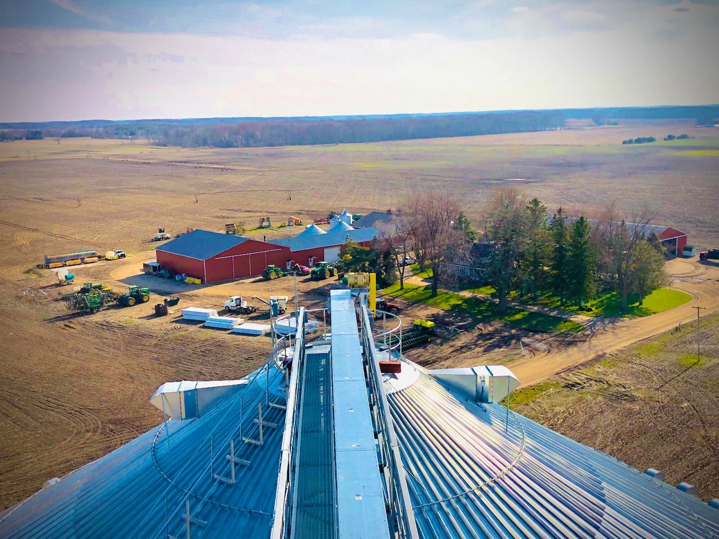 Aerial of the Chaffin Farm land.