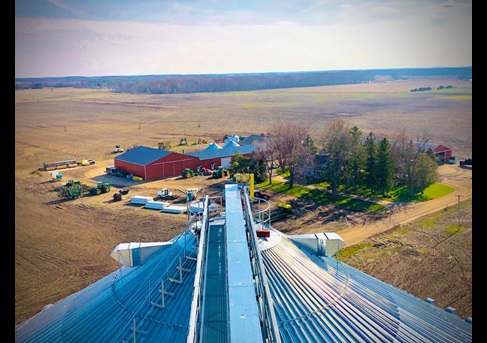 Aerial of the Chaffin Farm land.