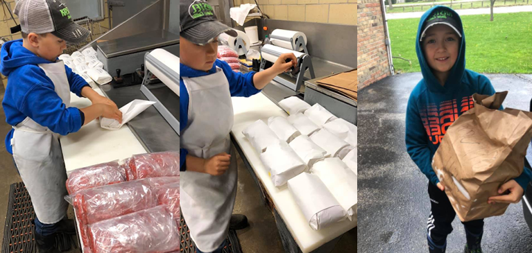 Oliver's beef donation