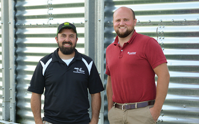 Young Beginning Small Farmer Zach Snider Eric Smith
