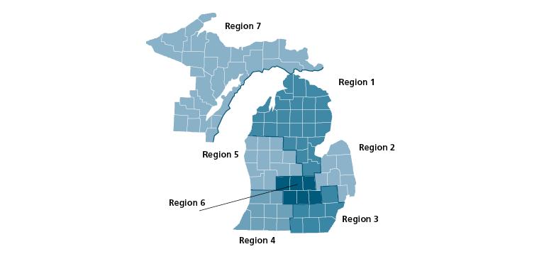 GreenStone regional map