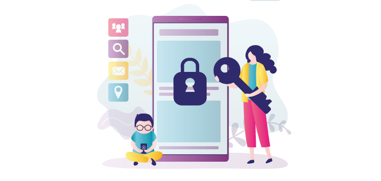 Parent, child and phone