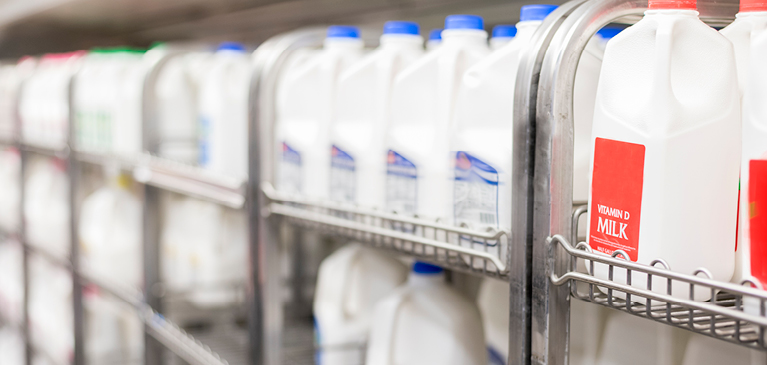 Milk in case