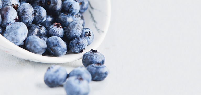 Blueberries in a bowl