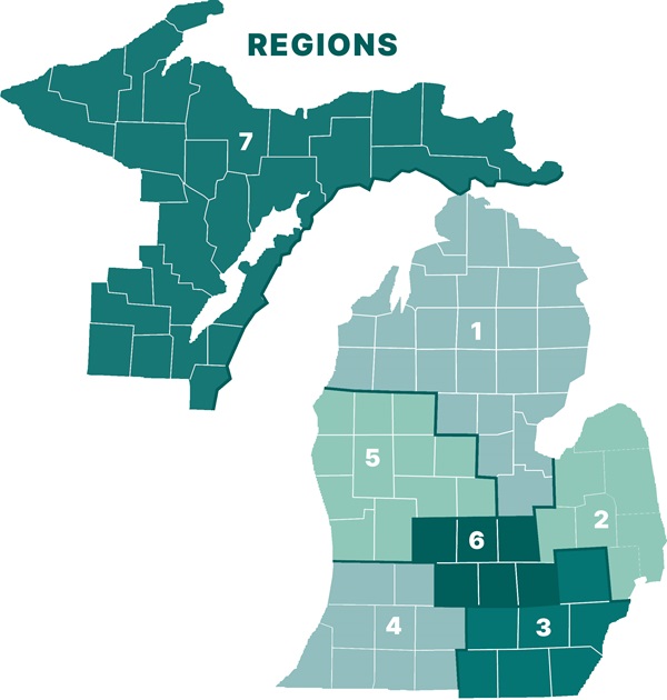 GreenStone Voting Region Map