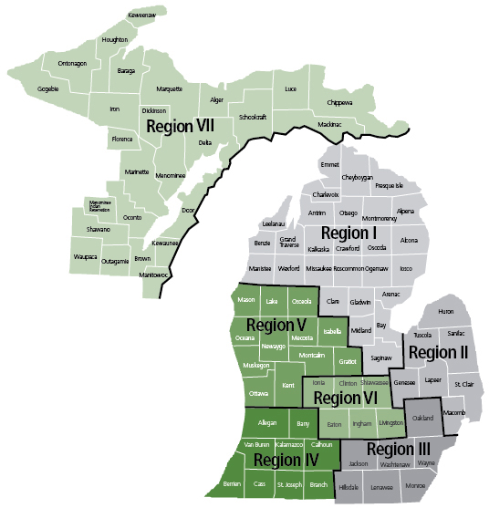 GreenStone Voting Region Map