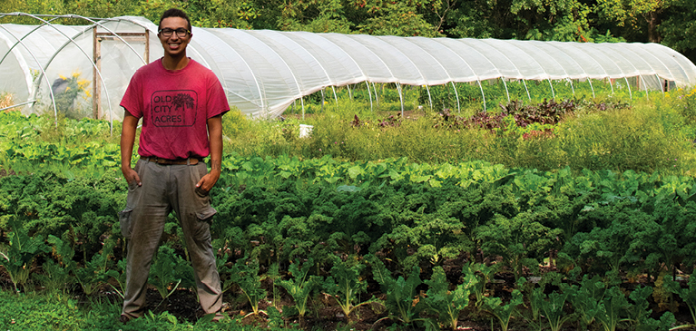 Alexander Ball in farm 