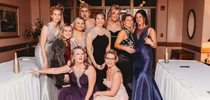 Attendees of the Adult Prom for a Purpose