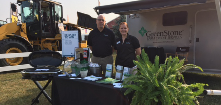 GreenStone team members working at the AgroExpo booth 