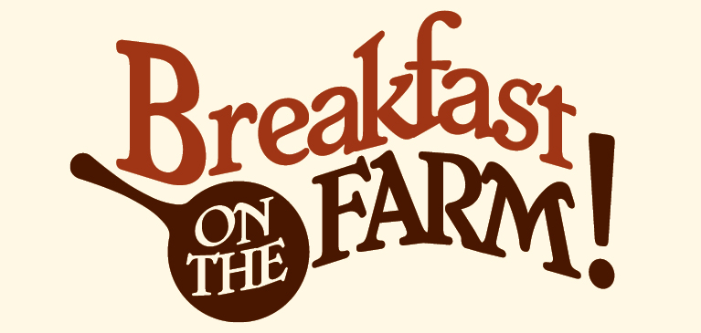 logo for breakfast on the farm