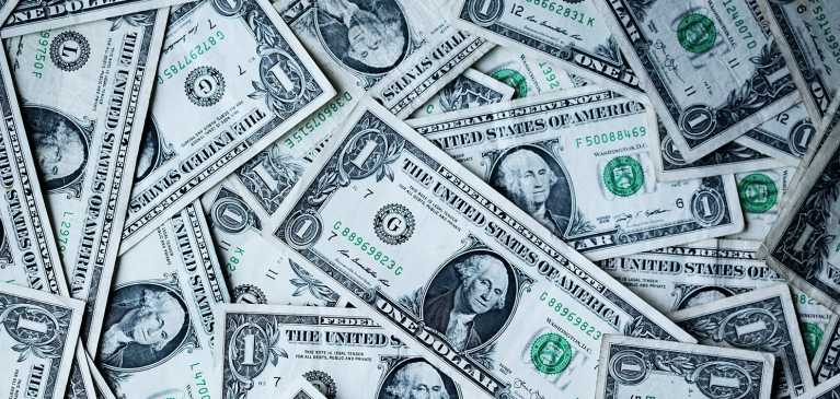Pile of money, GreenStone Dollars and Sense October 2021