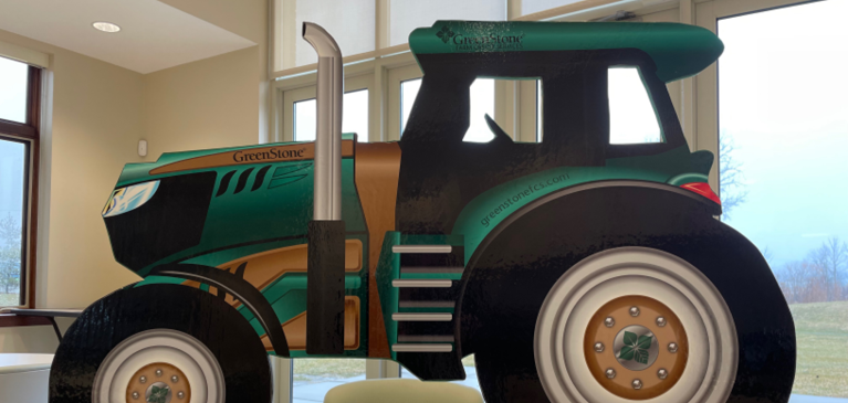 GreenStone WoodenTractor