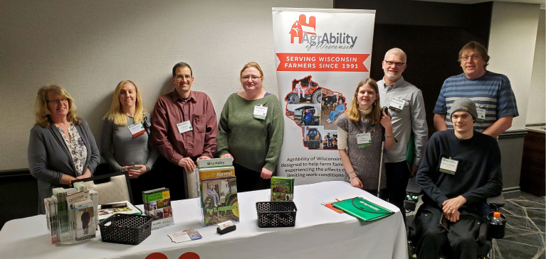 Farmers at AgrAbility workshop