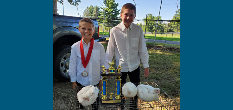 Alex Finch and his brother