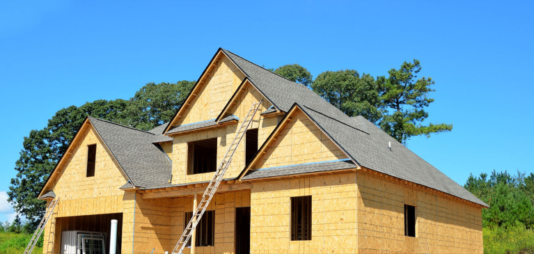 Home construction site