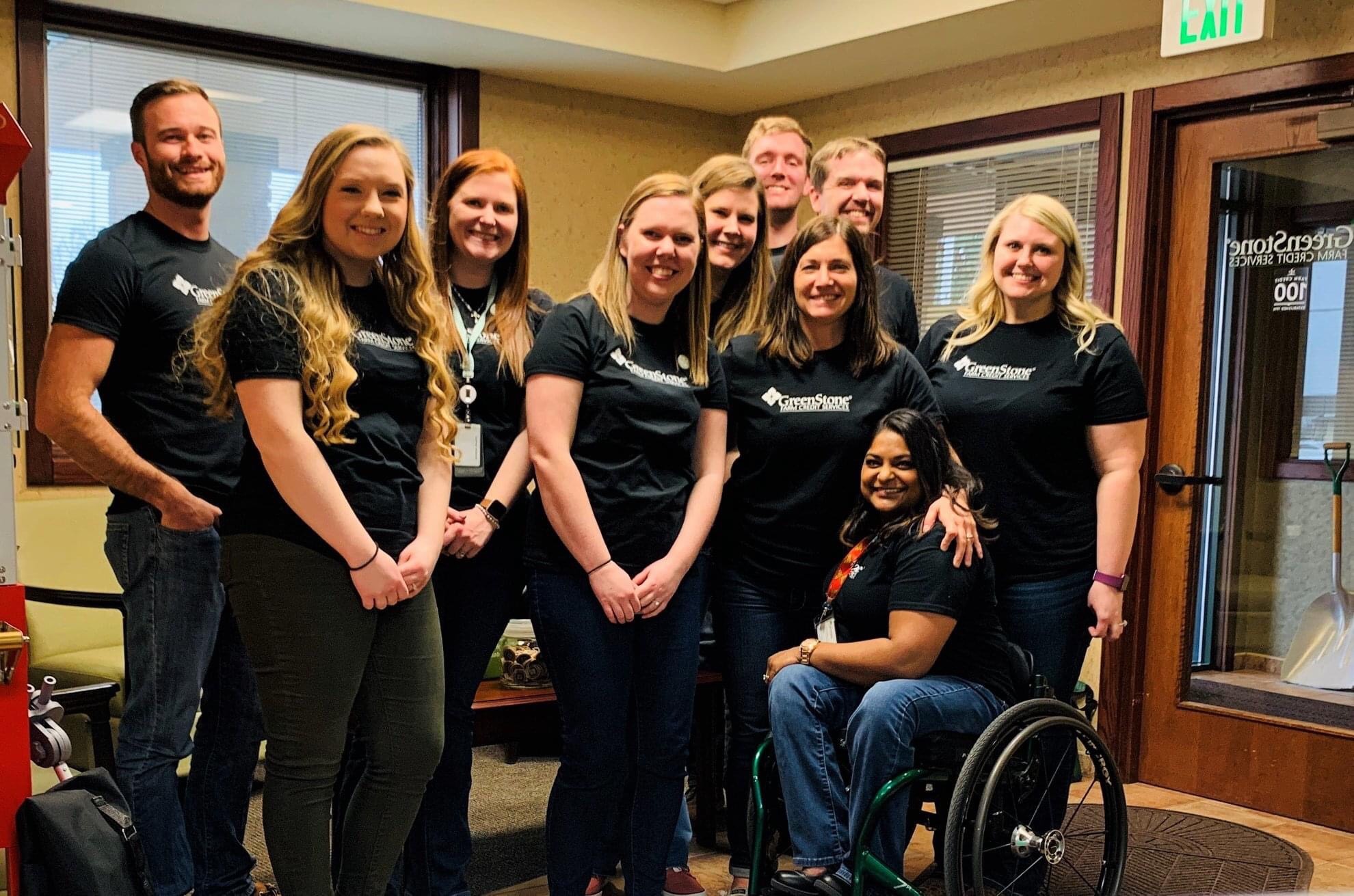 Taylor Hawks on patronage day. 