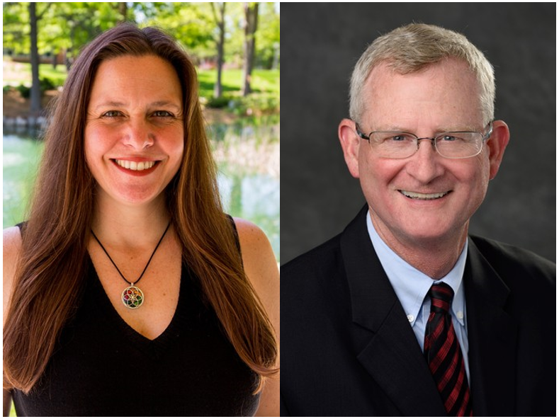 Headshot of MSU Extension directors, Cheryl Eschbach and Jeff Dwyer