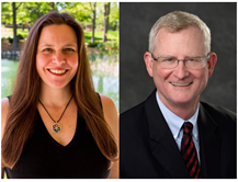 Headshot of MSU Extension directors, Cheryl Eschbach and Jeff Dwyer