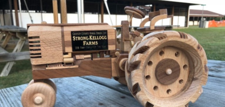 Wooden Tractor