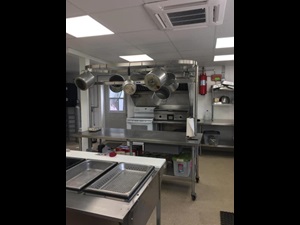 Food booth remodeled kitchen