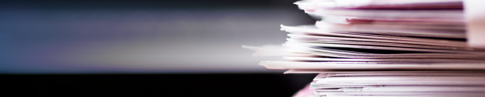 Stack of papers for tax and accounting