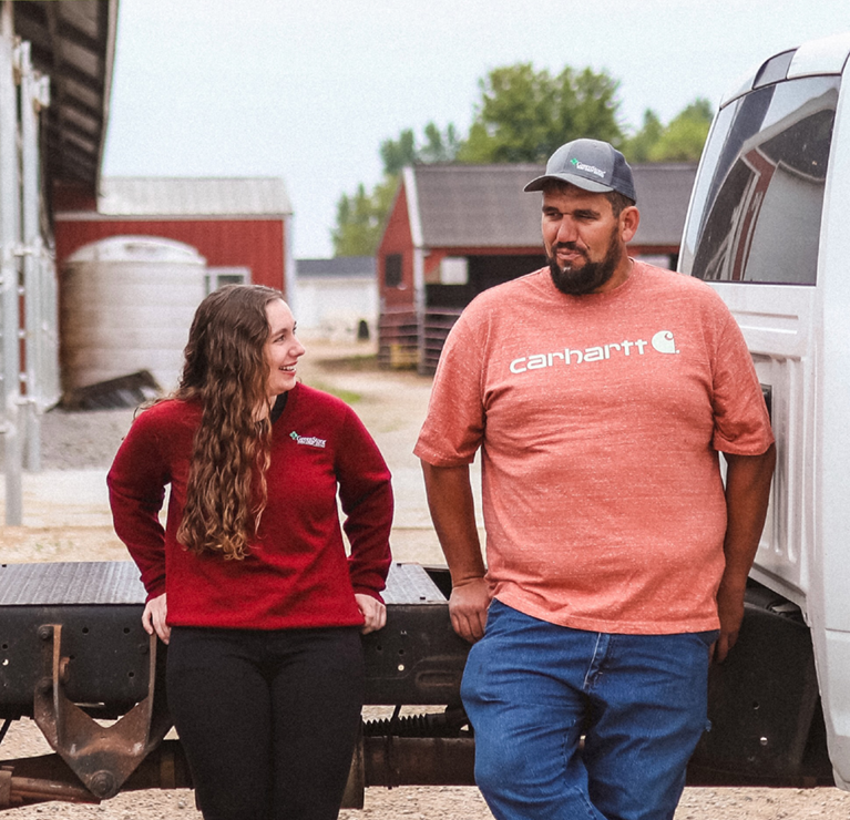 Mike with his tax specialist Megan