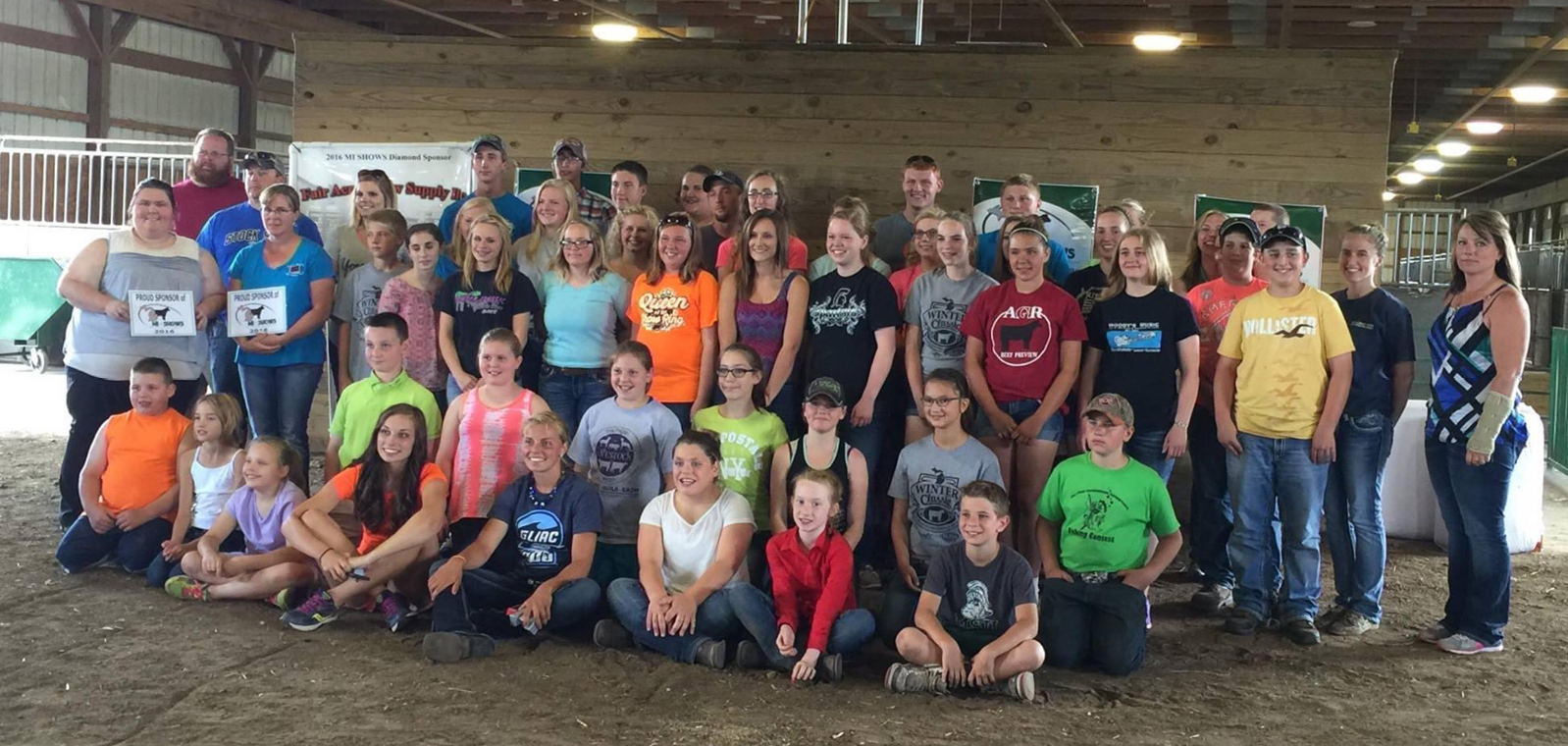 a group of people involved in the program