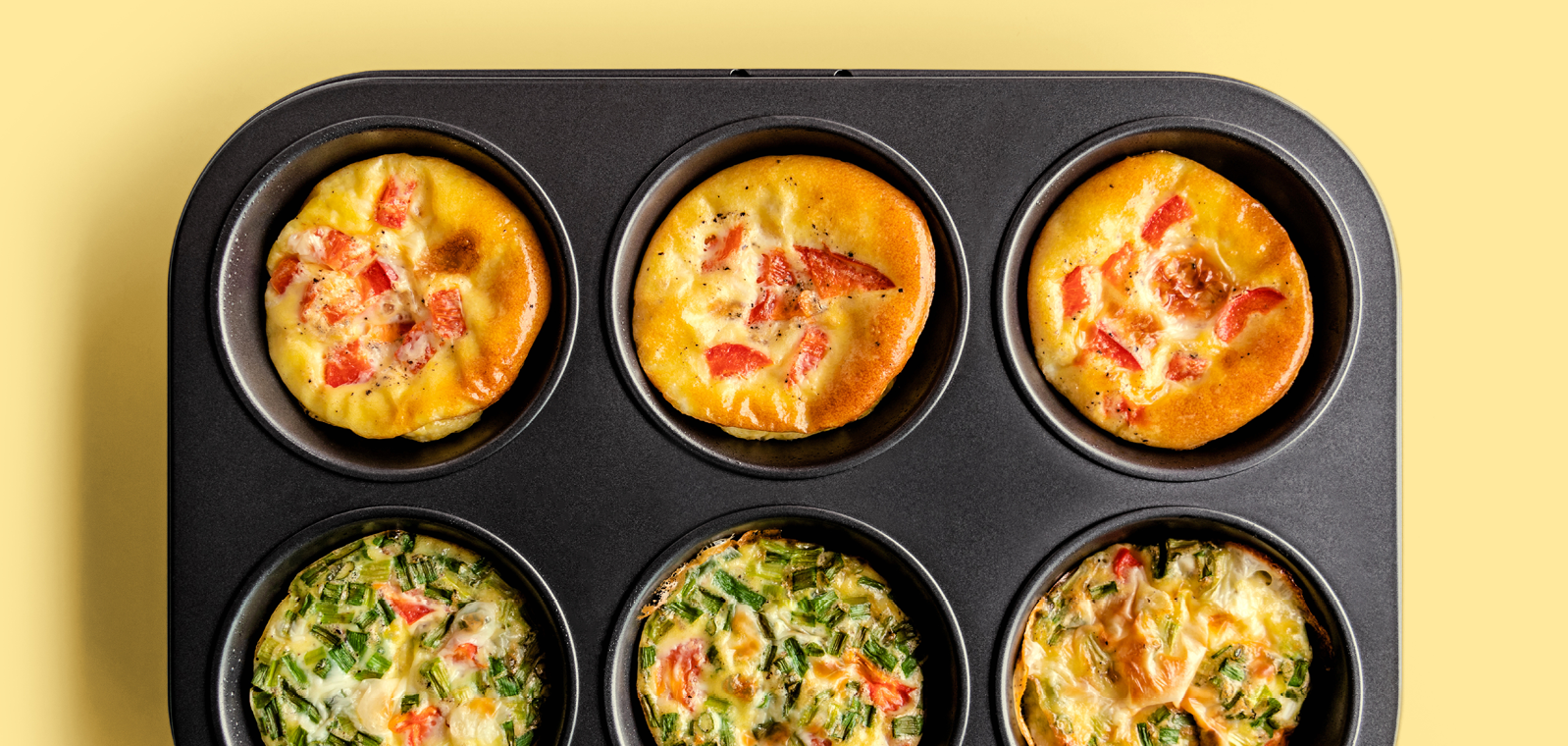 egg bake in a pan