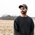 Man standing in field