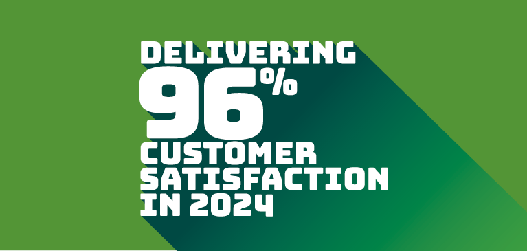 GreenStone Achieve 96% Customer Satisfaction Rate for Second Year in a Row