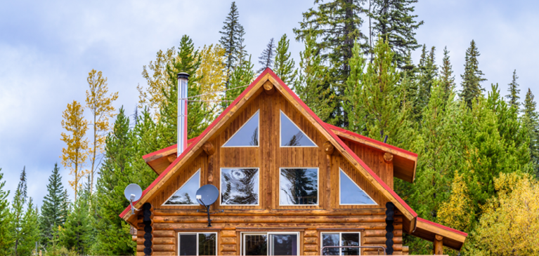 GreenStone offers financing options for beautiful cabin getaways like this!