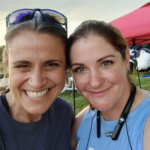 Two women take a selfie