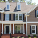 Country home surrounded by trees
