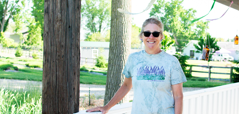 GreenStone supports a wide variety of unique farms like Dennis's lavender farm.