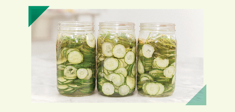 Three Jars of Pickles