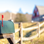 mailbox at the end of the driveway