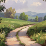 Painting of Winding Road