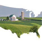 United States Cut Out with Ag Photo